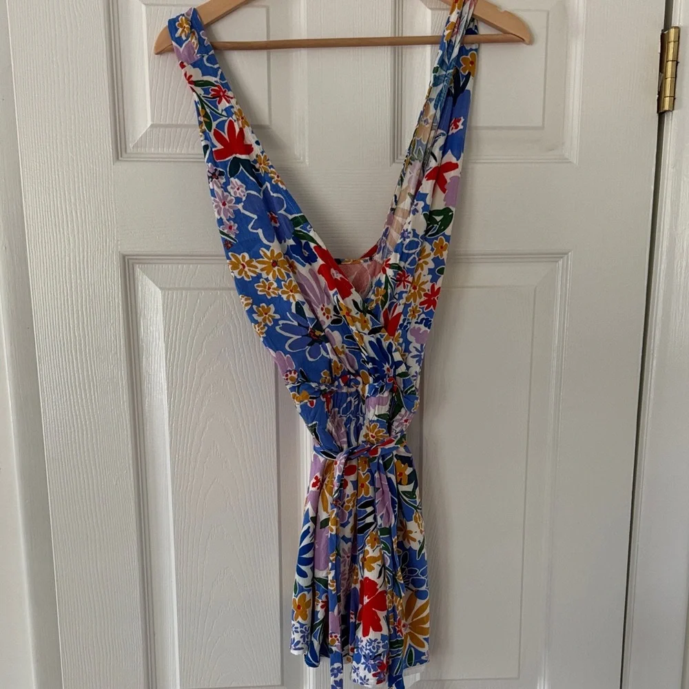 Baltic Born Floral Multicolor Linen Jumpsuit - Picture 3 of 3